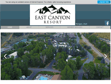 Tablet Screenshot of eastcanyon.com